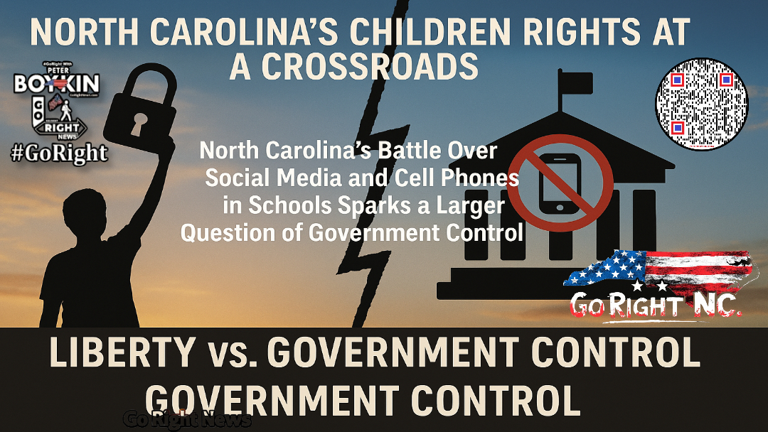 North Carolina Moves to Ban Kids from Social Media and Phones in Schools – Government Overreach or Necessary Protection?Lawmakers in North Carolina are pushing a sweeping social media ban for kids and strict cell phone restrictions in schools. But are these laws truly for the well-being of children, or just another case of government overreach? Critics argue that state legislators are ignoring parental rights and local school board authority—just like the federal Department of Education they claim to oppose! Where should the line be drawn between protection and control? Read more now! #GoRight #NorthCarolina #ParentalRights #GovernmentOverreach #SocialMediaBan #EducationReform #FreedomMatters #ProtectKids #NCPolitics #TechRegulation #Liberty