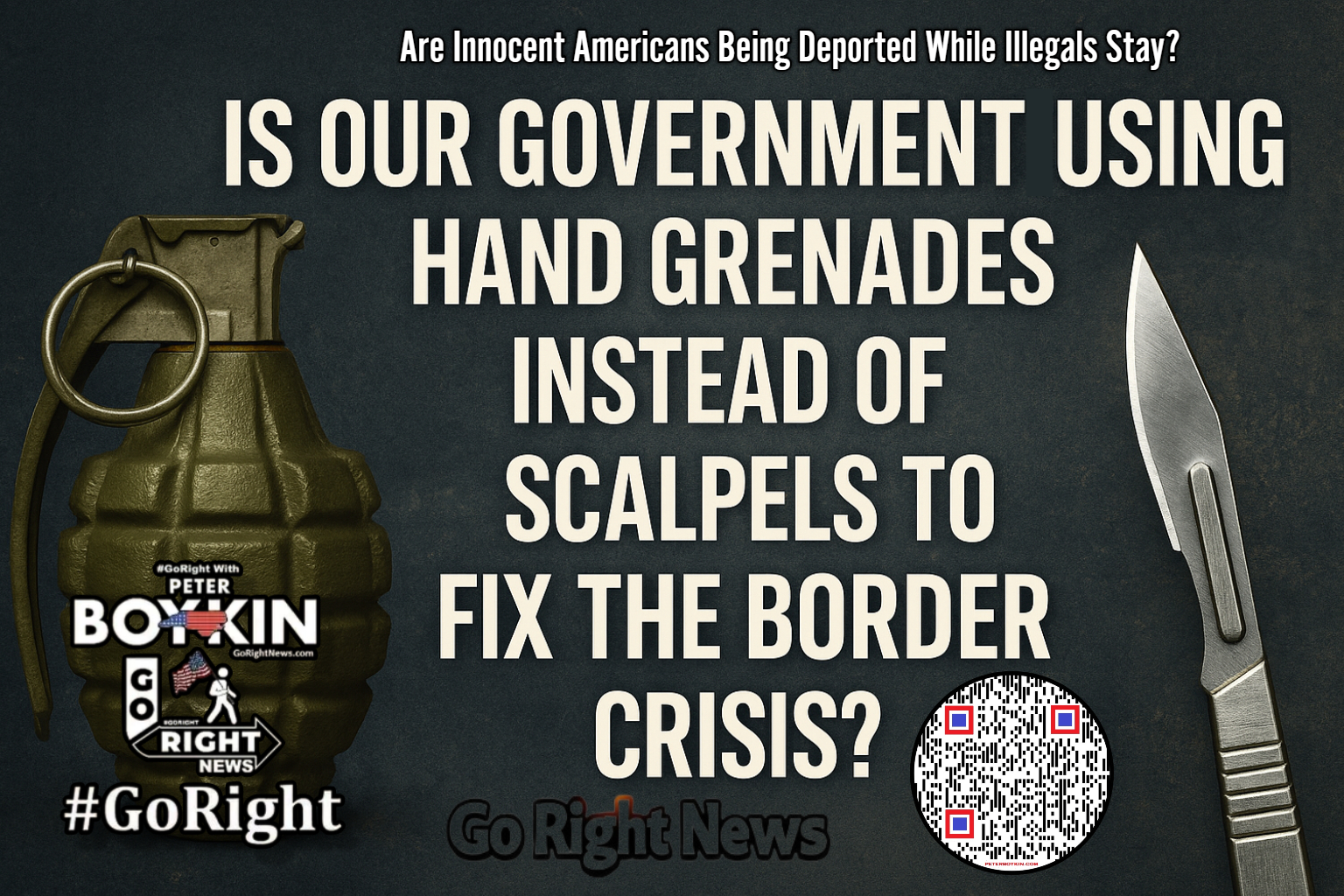 Are Innocent Americans Being Deported While Illegals Stay?Due Process Glitches Missteps and the Collapse of Constitutional Accountability Are we sacrificing due process in a rush to fix a broken system? From the chaos at the southern border to the treatment of January 6 defendants, this deep-dive exposes how government overreach and political hypocrisy are tearing at the fabric of our Constitution. #GoRight, #PeterBoykin, #DueProcess, #BorderCrisis, #J6Truth, #CBPApp, #ImmigrationReform, #ConstitutionMatters, #GovernmentOverreach, #SaveAmerica, #PoliticalHypocrisy, #ElSalvadorDeportations, #HoldTheLine, #SecureTheBorder, #AmericaFirst