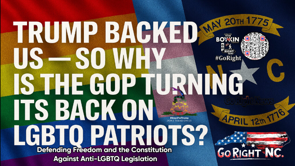 Trump Backed Us — So Why Is the GOP Turning Its Back on LGBTQ Patriots? A proud gay Republican calls out the hypocrisy inside the GOP — supporting Trump but refusing to stay silent as the party drifts toward anti-LGBTQ extremism. It's time to reclaim the true America First vision and stand for all Americans under the Constitution. #GaysForTrump, #AmericaFirst, #MAGA, #LGBTQRepublican, #DefendTheConstitution, #EqualRights, #TrumpTrain, #GOPDivide, #StopTheHypocrisy, #ConstitutionalRepublic, #PatriotPride