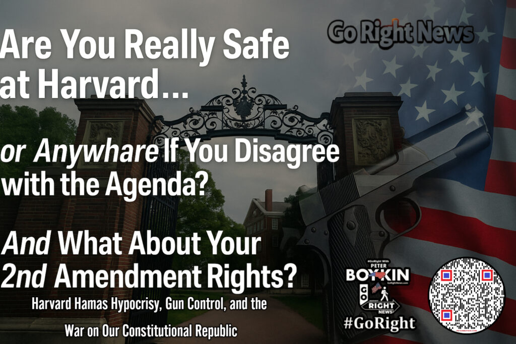 Harvard Hamas Hypocrisy, Gun Control, and the War on Our Constitutional Republic Harvard has become ground zero in a national crisis: When antisemitism hides behind free speech, and woke academia shields hate. This exposé connects the dots between campus radicalism, the erosion of First and Second Amendment rights, and how both Democrats and Republicans are failing to protect the Constitution. If Hamas sympathizers are safe on elite campuses, are you? #GoRight, #HarvardHypocrisy, #FreeSpeechUnderFire, #CampusRadicals, #StandWithIsrael, #2A, #1A, #ConstitutionUnderAttack, #WokeMob, #TruthOverAgenda, #HamasHate, #AcademicInsanity, #ProtectOurRights, #StopTheBias, #LiberalLunacy, #GoRightNews