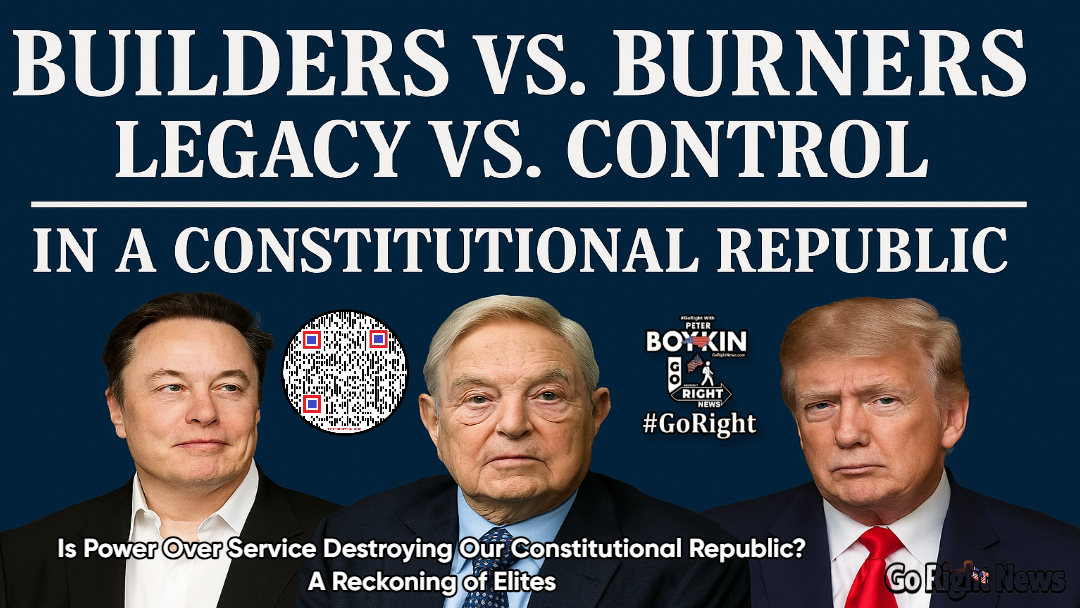 Power Corrupts When It Becomes Identity In Our Constitutional RepublicIs the balance of power and service in our Constitutional Republic being tipped in favor of the elite? Dive into this eye-opening exploration of how the ruling class may be undermining the very principles that make America great. You won't believe the truth behind the power struggle!
#ConstitutionalRepublic #PowerVsService #EliteControl #AmericaFirst #PoliticalReckoning #TruthRevealed #ProtectTheConstitution #PowerShift #WeThePeople #EliteAgenda
