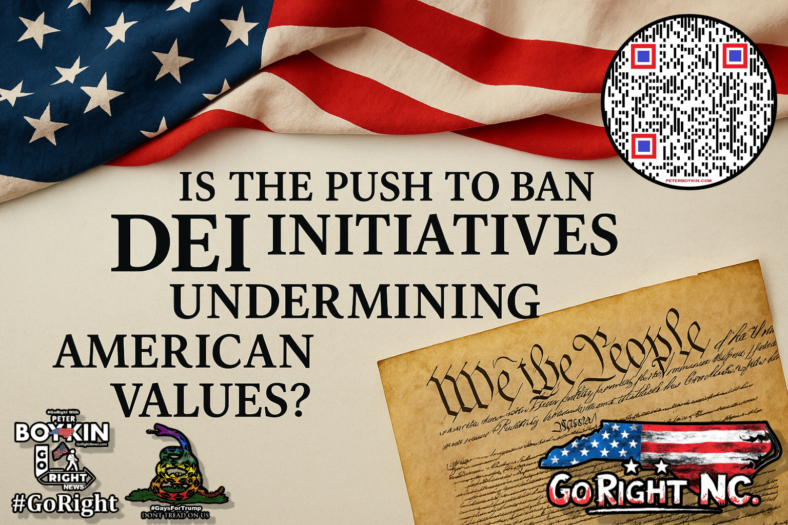 Is DEI Really the Enemy or Just a Convenient Scapegoat in America’s Culture War?Diversity, Equity, and Inclusion—three words that have become lightning rods in the political arena. But are Republicans throwing away the touchdown by focusing on culture war distractions? This deep dive explores how DEI became a misunderstood buzzword, why equity isn't the same as equality under the Constitution, and how both the left and right are dangerously rewriting history. With our nation at a crossroads, it's time to ask: are we fighting the wrong battles?

#DEI, #CultureWar, #WokePolitics, #EqualityNotEquity, #AmericaFirst, #ConstitutionalRepublic, #HistoryMatters, #Trump2024, #WakeUpAmerica, #UniteNotDivide, #PoliticalDistraction, #ConservativeVoices, #GoRightNews, #CommonSensePolicy, #StopTheRewrite, #EducationMatters, #PatriotsRise
