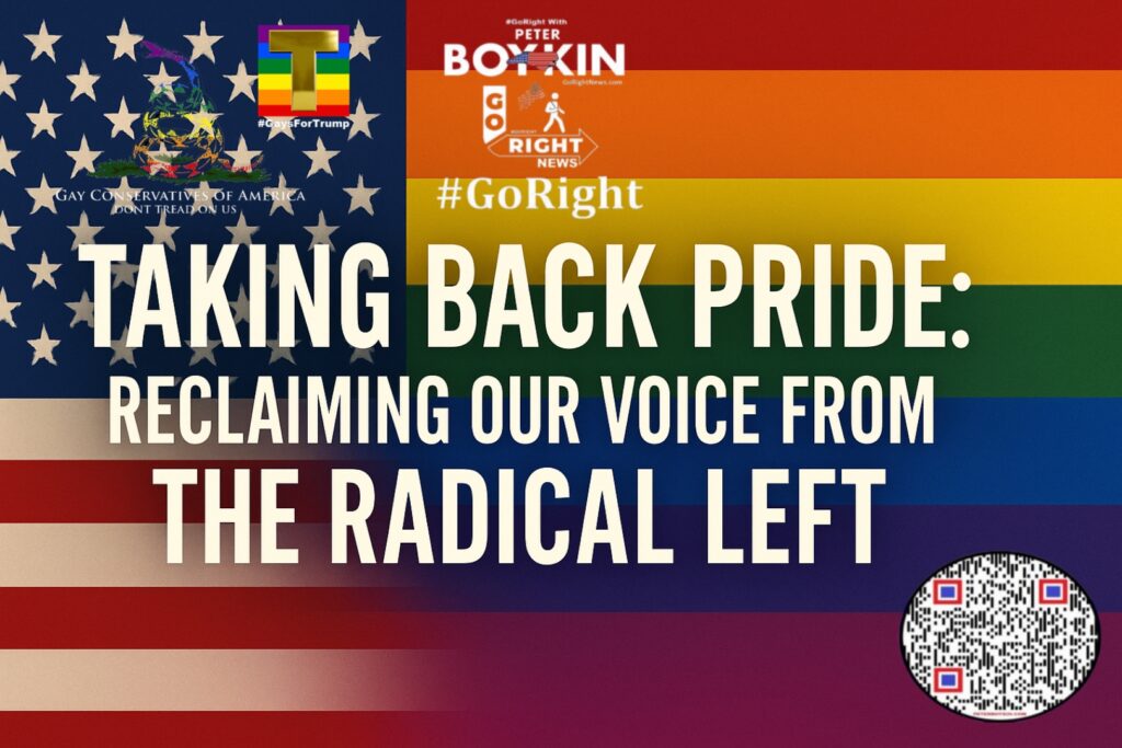 Is It Time to Reclaim Pride from the Radical Left? Description: This article explores the transformation of Pride events over the years and advocates for reclaiming Pride Month to reflect its original intent of equality and dignity. Hashtags: #TakeBackPride, #GoRight, #ConstitutionalRepublic, #LGBTConservatives, #PrideMonth, #EqualityNotExtremism, #PeterBoykin, #GoRightNews